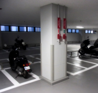 バイク置き場